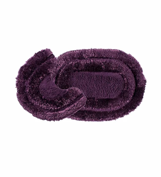 Plush Memory Foam 2 Pc Bath Mat Mouve