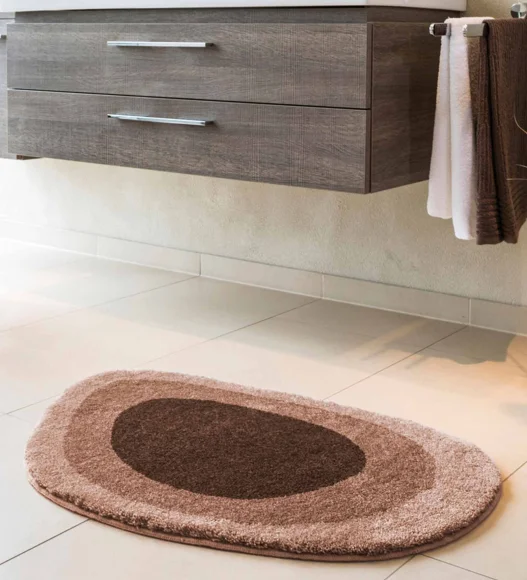 Lake Premium Luxury Bath Mat Taupe