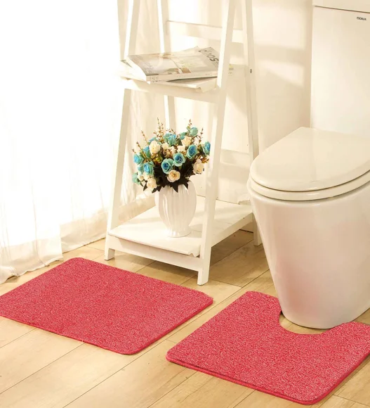 Lex Premium Luxury Bath Mat Ruby