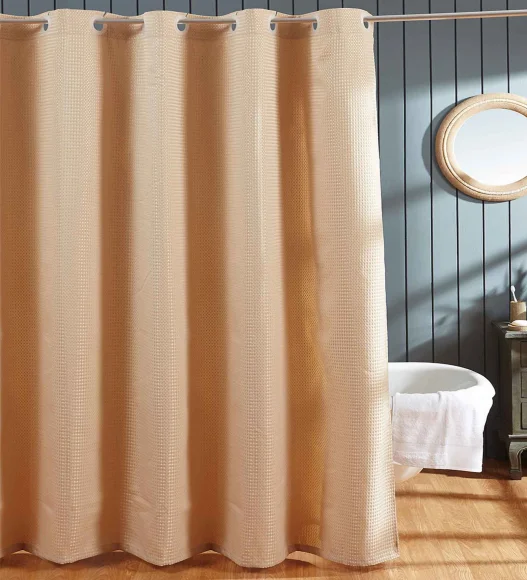 Flip Flop Shower Curtain with Liner Shower Curtain Beige