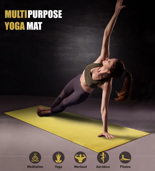 Rejuvenating Anti skid Yoga Mat Rejuvenating Pink