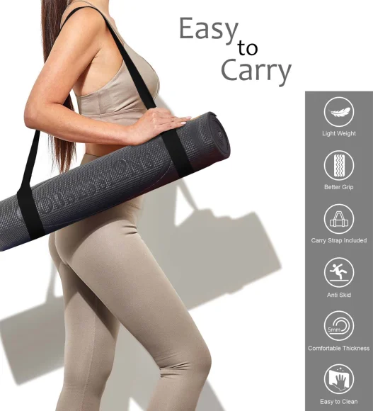 Rejuvenating Anti skid Yoga Mat Rejuvenating Pink