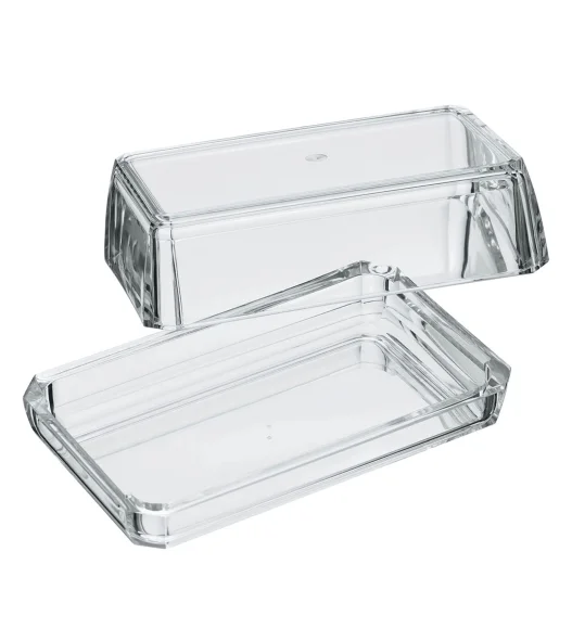 Agua Acrylic Acrylic Butter Dish Transparent