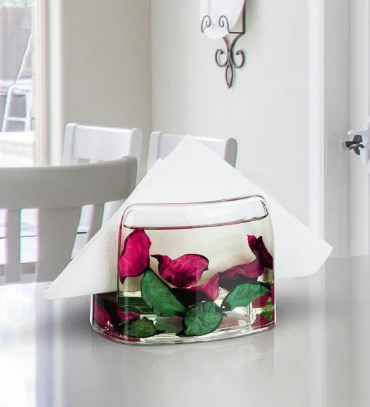 Agua Acrylic Acrylic Napkin Holder Green