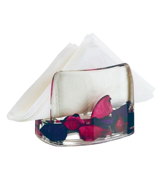 Agua Acrylic Acrylic Napkin Holder Pink