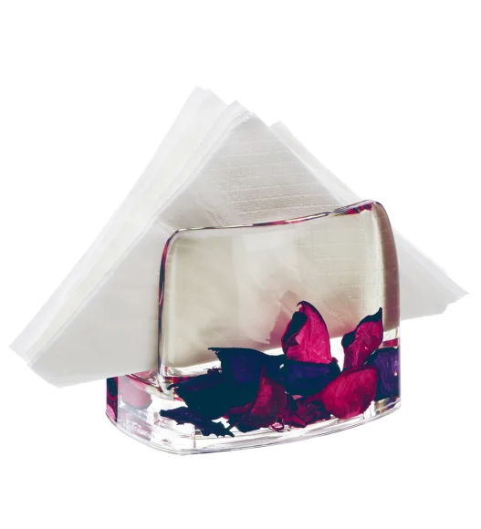 Agua Acrylic Acrylic Napkin Holder Pink