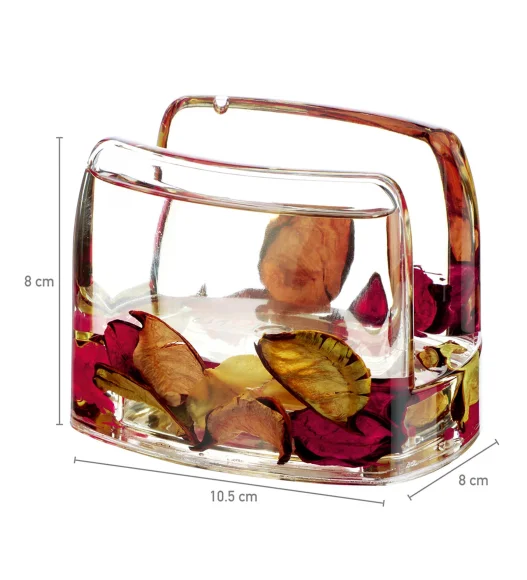 Agua Acrylic Acrylic Napkin Holder Rust