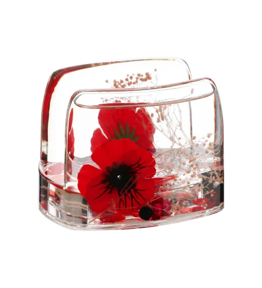 Agua Acrylic Acrylic Napkin Holder Red