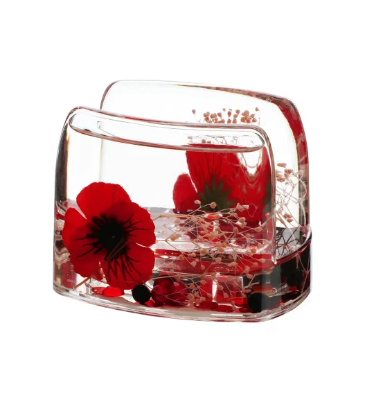 Agua Acrylic Acrylic Napkin Holder Red