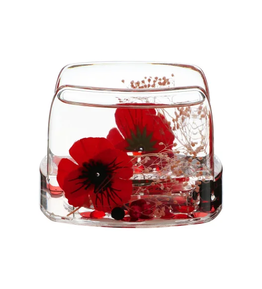 Agua Acrylic Acrylic Napkin Holder Red