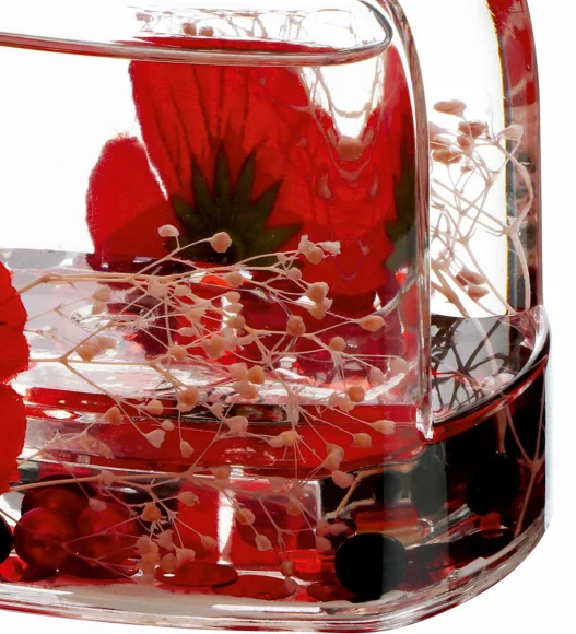 Agua Acrylic Acrylic Napkin Holder Red