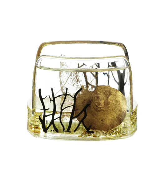 Agua Acrylic Acrylic Napkin Holder Golden