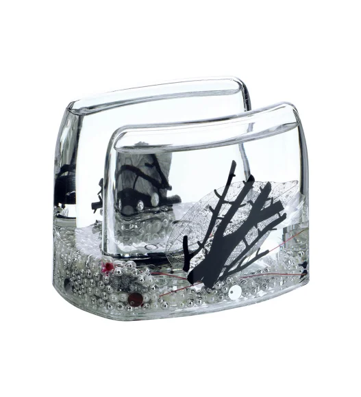 Agua Acrylic Acrylic Napkin Holder Silver