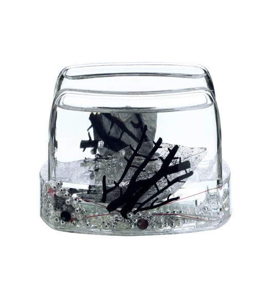 Agua Acrylic Acrylic Napkin Holder Silver