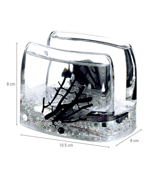 Agua Acrylic Acrylic Napkin Holder Silver