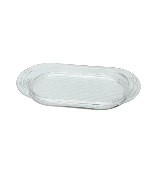 Agua Acrylic Acrylic Sugar Jar with Tray Red