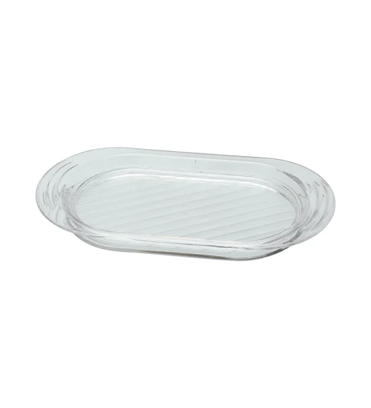 Agua Acrylic Acrylic Sugar Jar with Tray Brown
