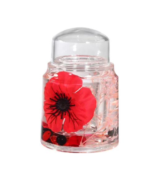 Agua Acrylic Acrylic Toothpick Holder Red