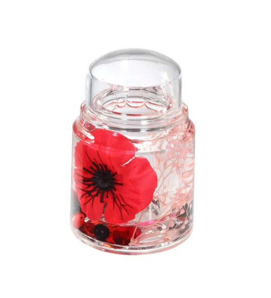 Agua Acrylic Acrylic Toothpick Holder Red