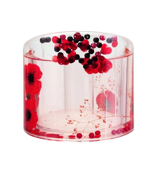 Agua Acrylic Acrylic Fork Holder Red