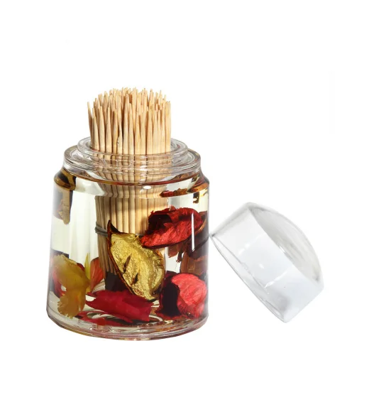 Agua Acrylic Acrylic Toothpick Holder Rust