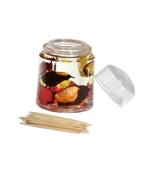 Agua Acrylic Acrylic Toothpick Holder Rust