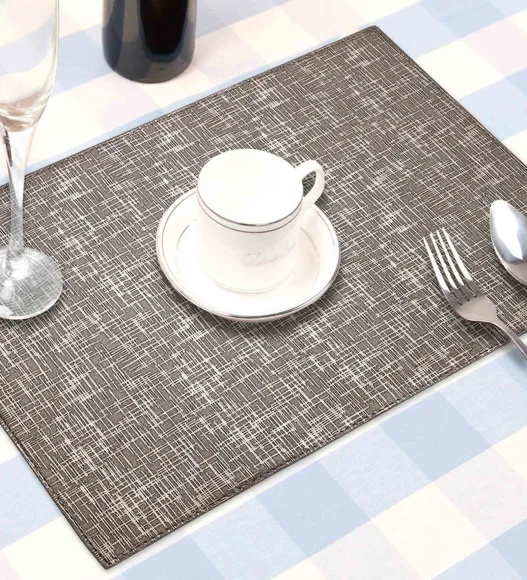 Idyll Set Of 6 PVC Table Mat Metallic Copper