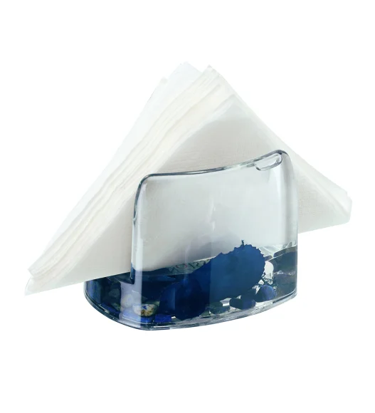 Agua Acrylic Acrylic Napkin Holder Blue