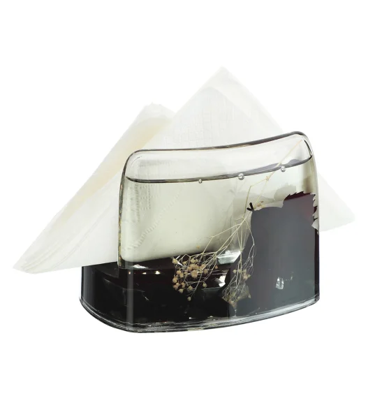 Agua Acrylic Acrylic Napkin Holder D.Brown
