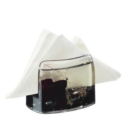 Agua Acrylic Acrylic Napkin Holder D.Brown