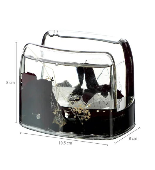 Agua Acrylic Acrylic Napkin Holder D.Brown