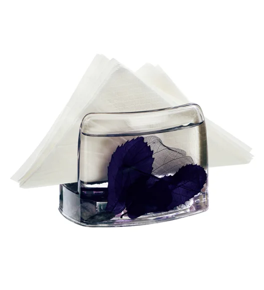 Agua Acrylic Acrylic Napkin Holder Purple