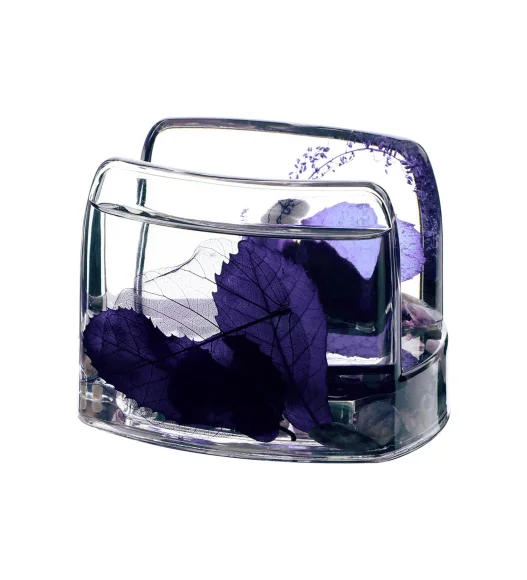 Agua Acrylic Acrylic Napkin Holder Purple
