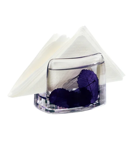 Agua Acrylic Acrylic Napkin Holder Purple