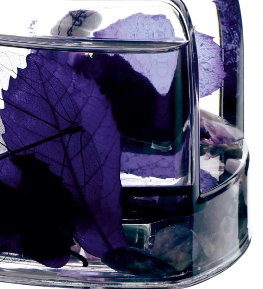 Agua Acrylic Acrylic Napkin Holder Purple