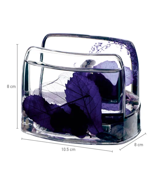 Agua Acrylic Acrylic Napkin Holder Purple