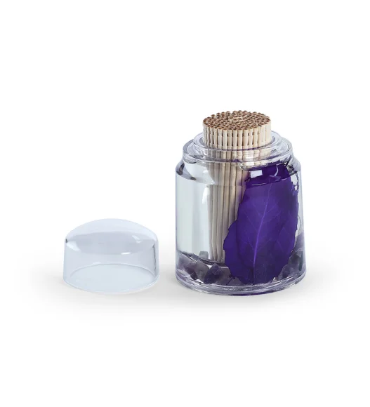 Agua Acrylic Acrylic Toothpick Holder Purple
