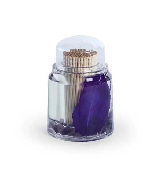 Agua Acrylic Acrylic Toothpick Holder Purple