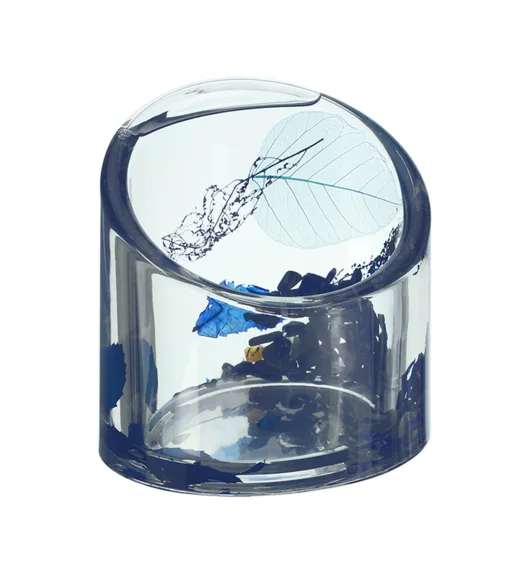 Agua Acrylic Acrylic Fork Holder Blue