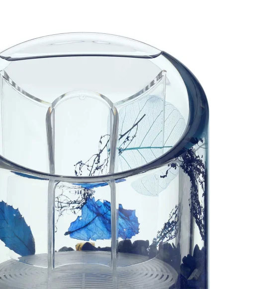 Agua Acrylic Acrylic Fork Holder Blue