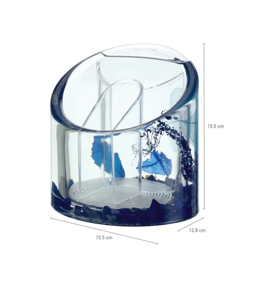 Agua Acrylic Acrylic Fork Holder Blue