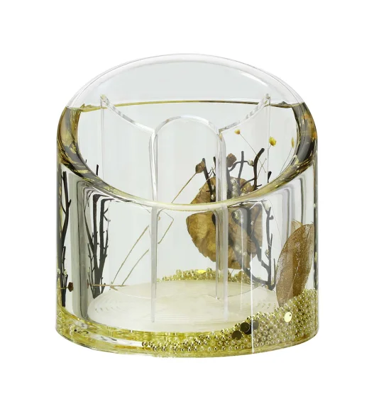 Agua Acrylic Acrylic Fork Holder Golden