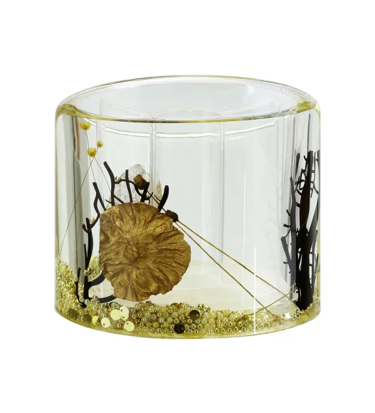 Agua Acrylic Acrylic Fork Holder Golden