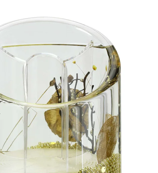 Agua Acrylic Acrylic Fork Holder Golden