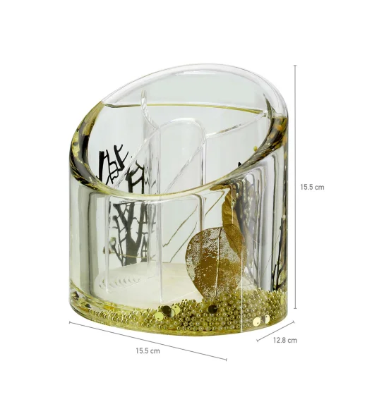 Agua Acrylic Acrylic Fork Holder Golden