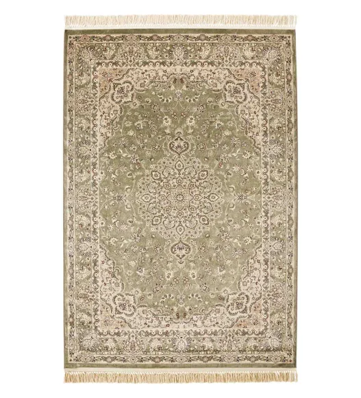 Olive Classical Viscose Carpet,100x140 cm