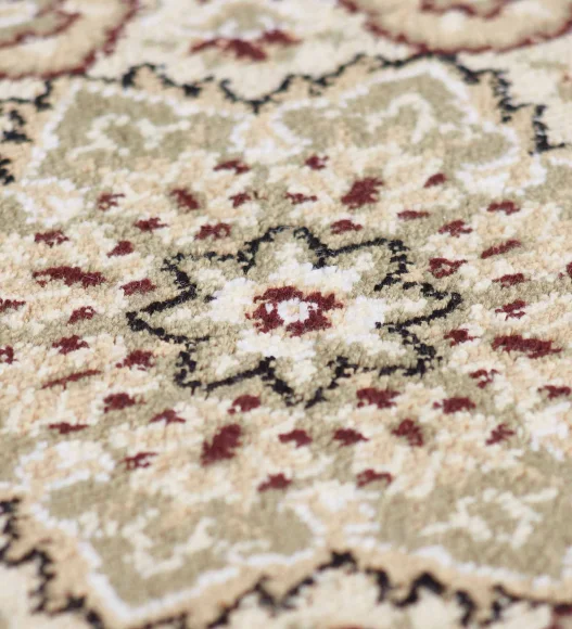 Olive Classical Viscose Carpet,100x140 cm