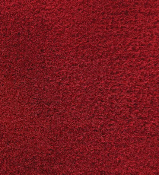 New Oslo Rabit Fur Carpet Burgundy