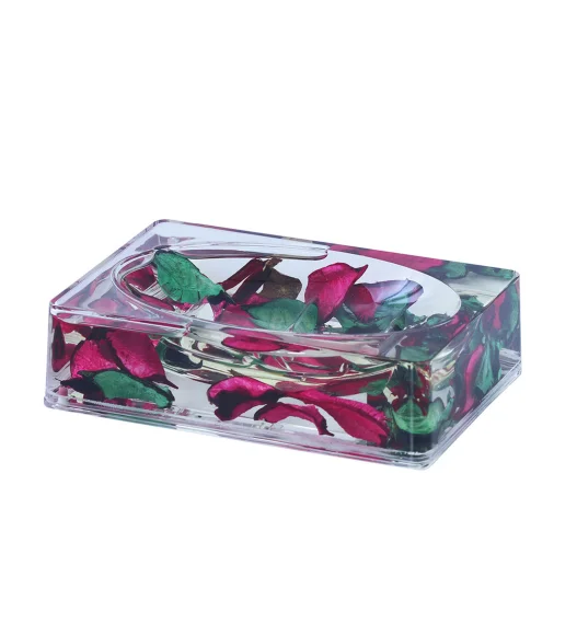 Agua Acrylic Acrylic Soap Dish Green