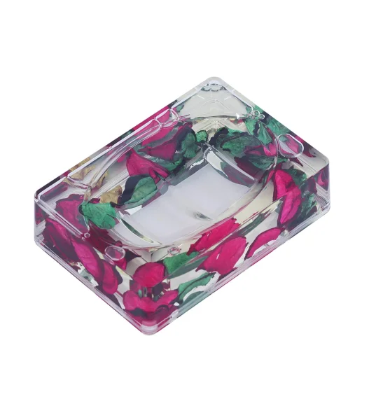 Agua Acrylic Acrylic Soap Dish Green